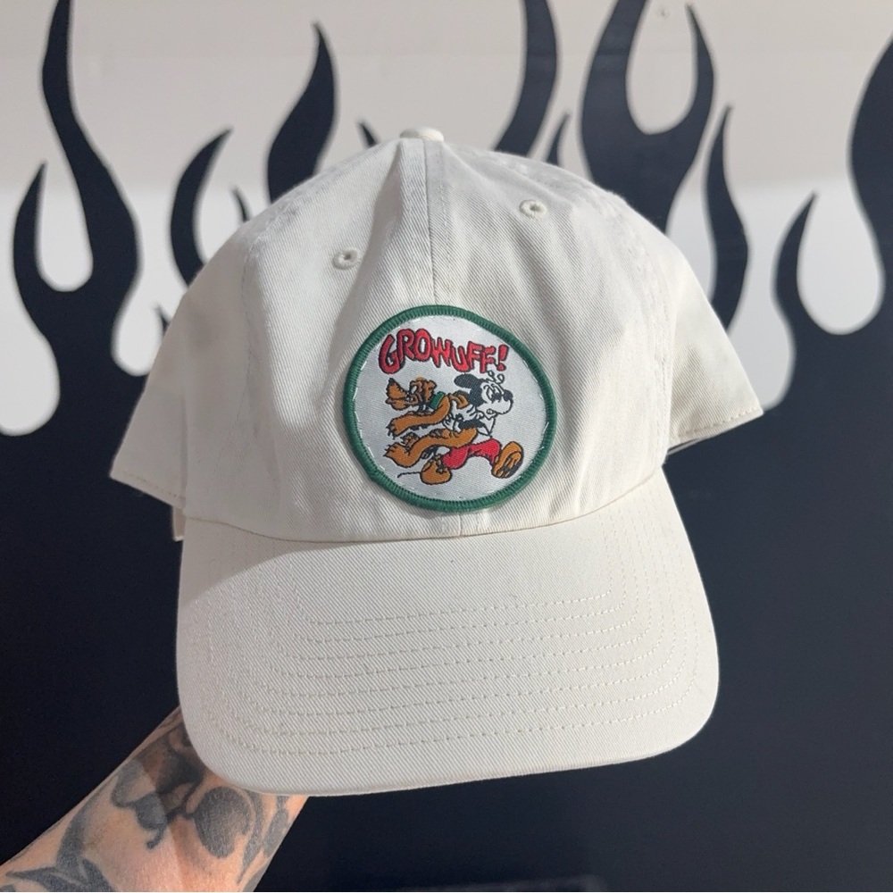 Cream hat with vintage Disney patch